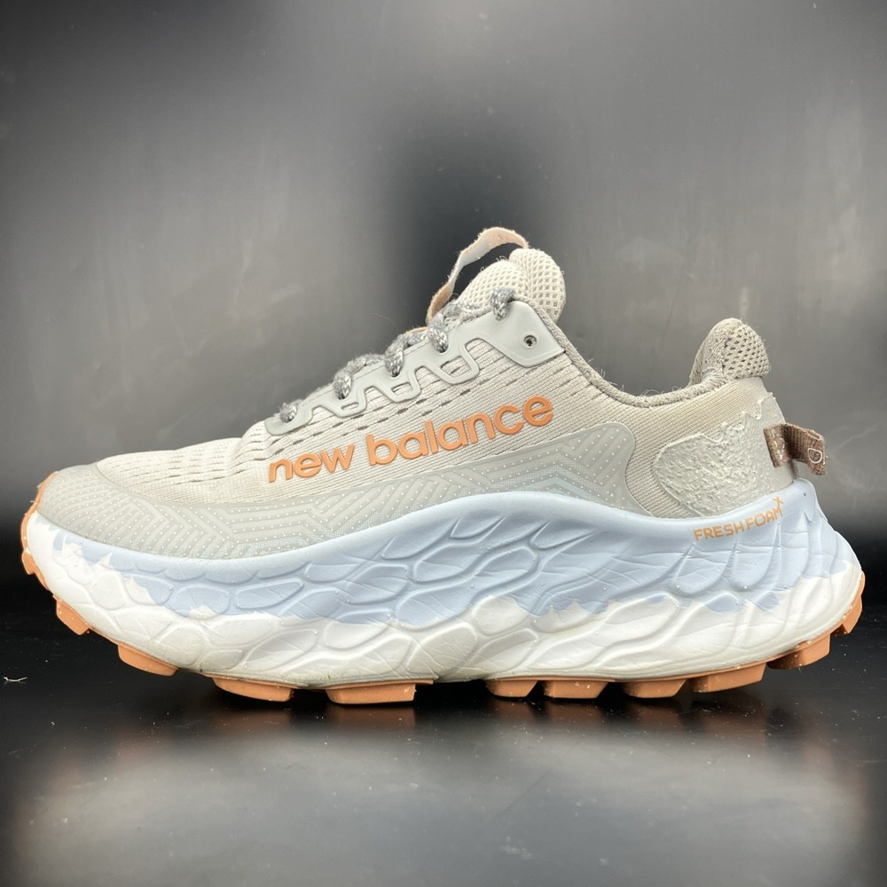 New Balance Fresh Foam Trail More v3 - Women Size 7 'Grey/Copper/Quarry Blue'